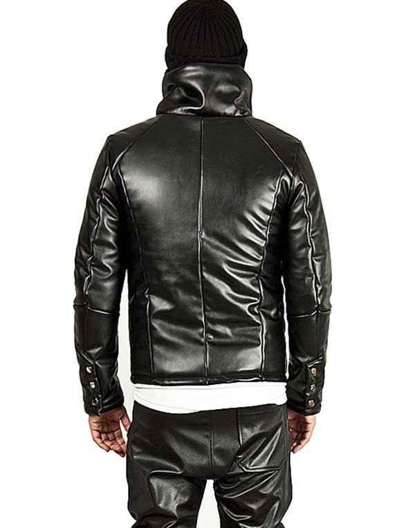 HugMe.fashion New Genuine Leather Jacket DIAGONAL ZIPPER JK169